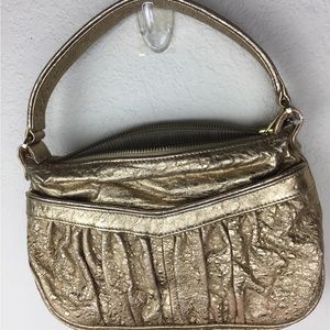 Lauren Merkin: Gold Leather purse